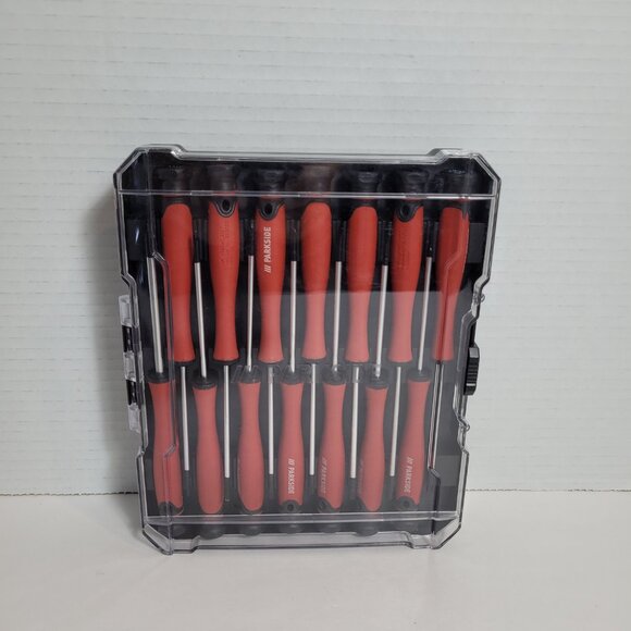 Parkside Precision Screwdriver Slotted & Cross-Head Set Non Slip Handle - Picture 2 of 8